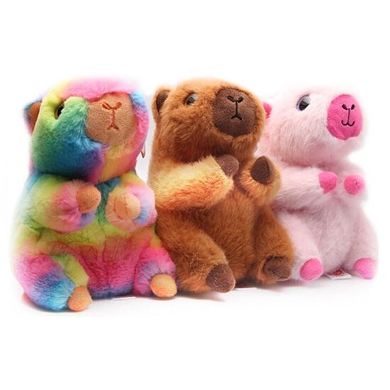 Mīkstā plīša kapibara Surprise krāsa 15cm