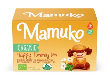 Mamuko BIO Tēja vēderam 20×1,5g 9+ mēn.