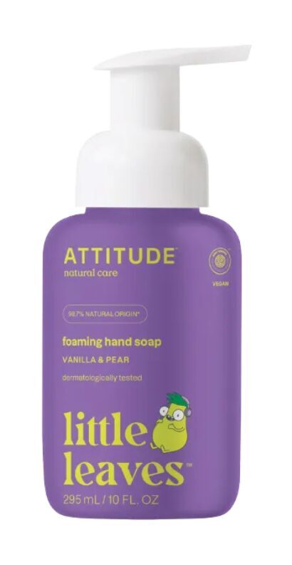 Attitude Bērnu roku mazgāšanas putas ar vaniļas un bumbieru aromātu 295ml