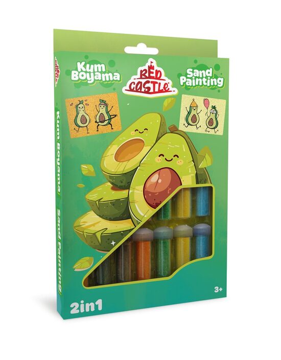 Red Castle smilšu komplekts 2in1, Avokado