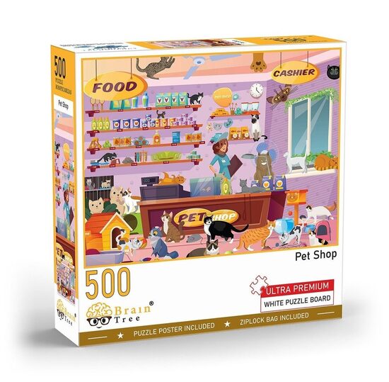 Brain Tree puzle, Zooveikals, 500 gb