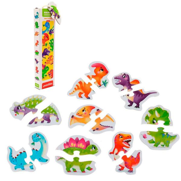 Attīstošā puzle Laimīgie dinozauri