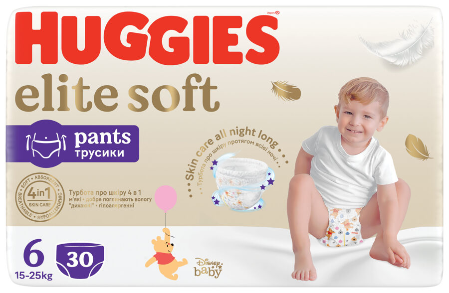 Huggies Extra Care Uzvelkamās autiņbiksītes 6.izm, (15-25kg) 30gb