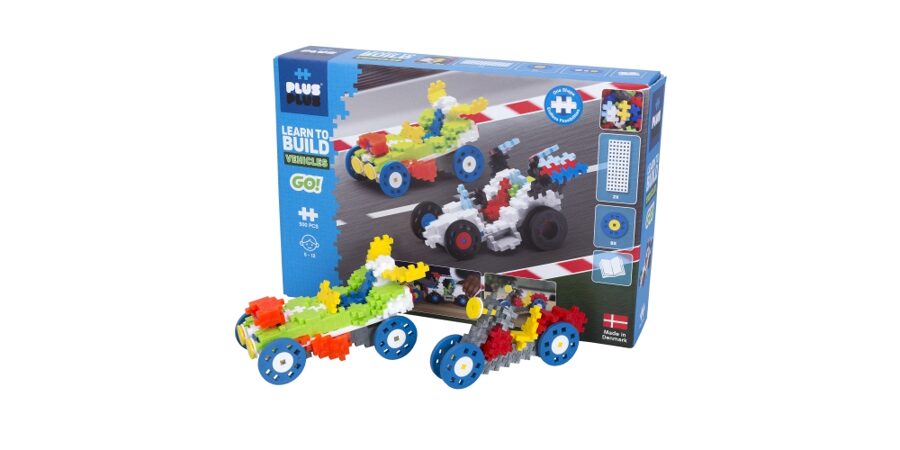 Plus Plus konstruktors MĀCIES BŪVĒT MAŠĪNAS, GO! 500gb