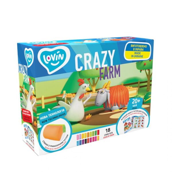 Radošais komplekts Modelēšanas mīkla Play Dough - Ferma 3+ gadi