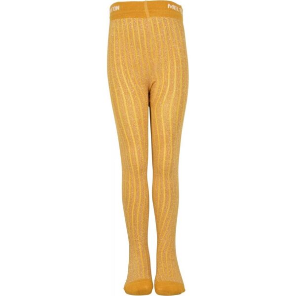 Melton Bamboo Glitter zeķubikses Honey Mustad 110 / 116