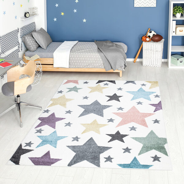 Bērnu paklājs ar zvaigznēm - Dažādi izmēri