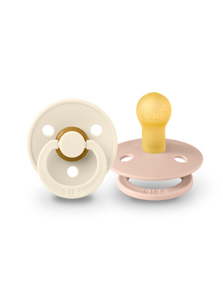 BIBS Color knupīši 2gb 18+ mēn. (Ivory Blush)