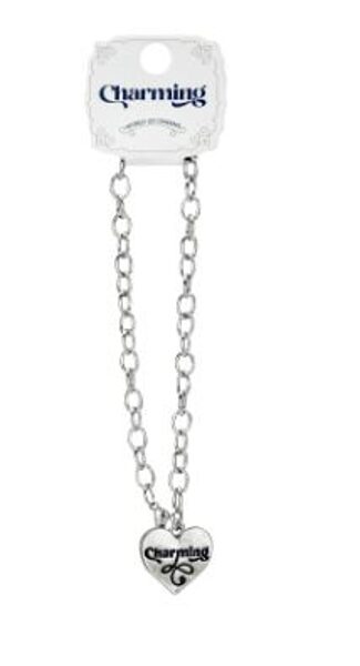 Charming rokassprādze, sudraba krāsā