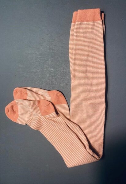 MP Denmark kokvilnas zeķubikses Coral strīpainas 110cm