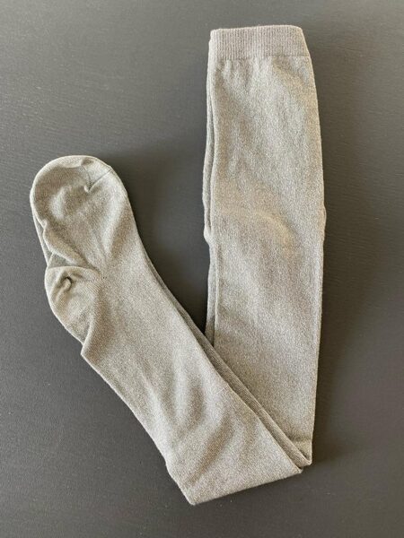 MP Denmark kokvilnas zeķubikses Glitter Pelēkas 100cm Spīdīgas