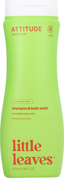 Šampūns un dušas želeja bērniem 2-IN-1 ar arbūzu un kokosriekstu aromātu 473ml