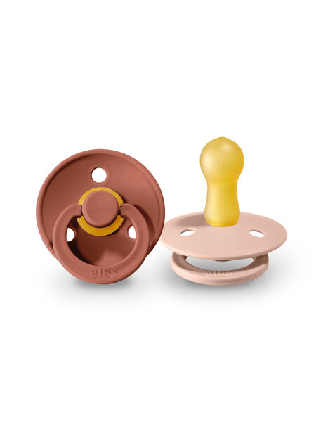 Bibs Color knupīši 2gb 0-6mēn. (Woodchuck/Blush)