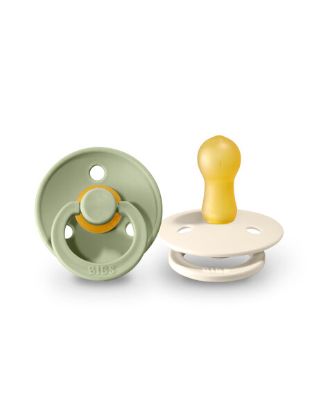 BIBS Color knupīši 2gb 0-6mēn. (Sage/Ivory)