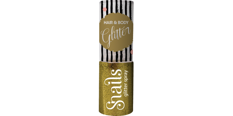 Snails ķermeņa&matu glitteri - Zelta