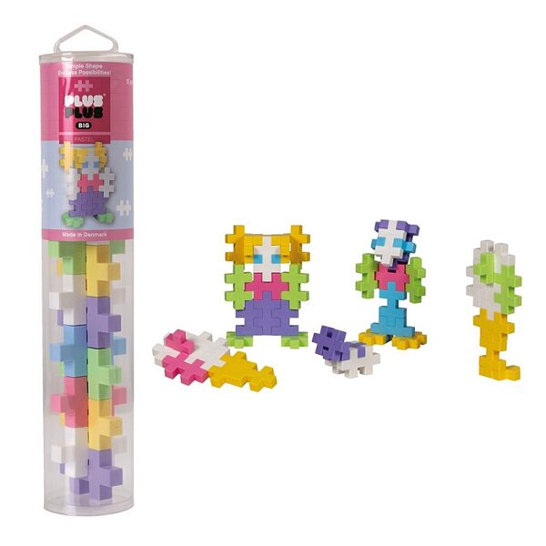 Plus Plus konsrtruktors, BIG, pasteļkrāsas, 15gb