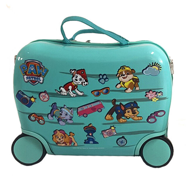 PAW PATROL bērnu rokas bagāžas koferis - Tirkīzs