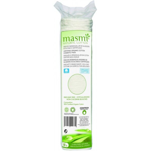 Kokvilnas vates plāksnītes, ekoloģiskas 80gb