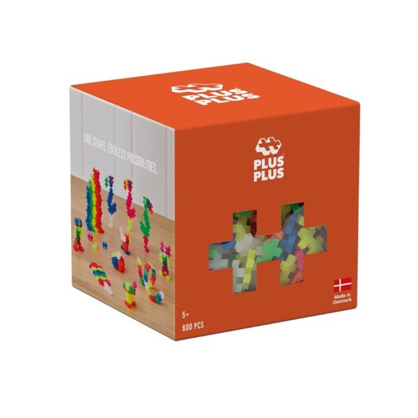 Plus Plus konstruktors, MINI neona, 600gb